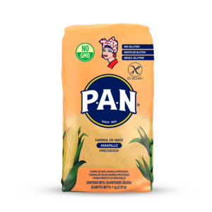 HARINA PRECOCIDA DE MAÍZ AMARILLO P.A.N. SIN GLUTEN 1 kg