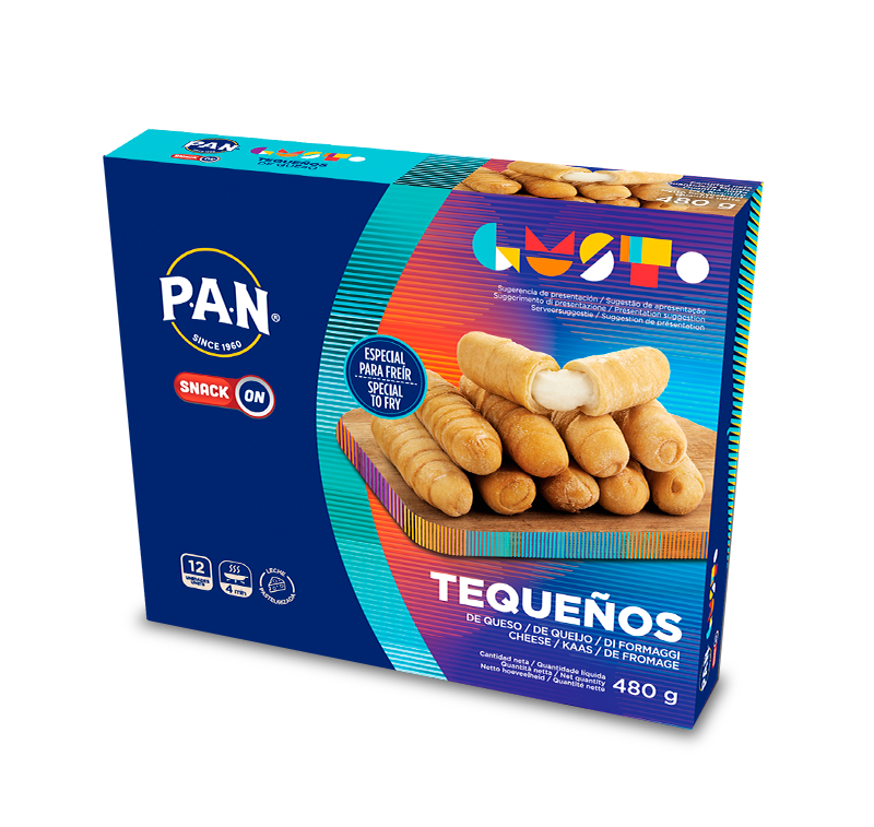 KÄSE-TEQUEÑOS P.A.N. SNACK ON – 12 UNI